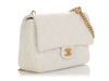 Chanel Medium White Caviar Crush Flap