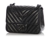 Chanel Mini So Black Chevron-Quilted Lambskin Rectangular Classic