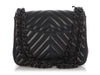 Chanel Mini So Black Chevron-Quilted Lambskin Rectangular Classic