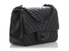 Chanel Mini So Black Chevron-Quilted Lambskin Rectangular Classic