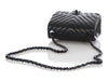 Chanel Mini So Black Chevron-Quilted Lambskin Rectangular Classic