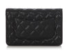 Chanel Black Quilted Caviar Wallet on Chain WOC