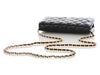 Chanel Black Quilted Caviar Wallet on Chain WOC