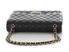 Chanel Maxi Black Quilted Caviar Classic Single Flap
