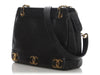 Chanel Vintage Black Caviar Triple CC Tote