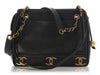Chanel Vintage Black Caviar Triple CC Tote