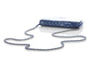 Chanel Blue Quilted Patent Wallet on Chain WOC