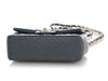 Chanel Mini Dark Gray Quilted Caviar Classic