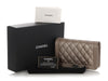 Chanel Bronze Quilted Caviar Boy Wallet on Chain WOC