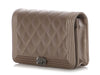 Chanel Bronze Quilted Caviar Boy Wallet on Chain WOC