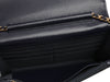 Chanel Dark Blue Quilted Caviar Wallet on Chain