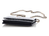 Chanel Dark Blue Quilted Caviar Wallet on Chain