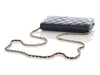 Chanel Dark Blue Quilted Caviar Wallet on Chain