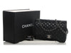Chanel Maxi Black Quilted Caviar Classic Double Flap
