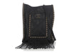 Chanel Small Black Calfskin Fringe Shopping Bag