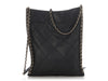 Chanel Small Black Calfskin Fringe Shopping Bag