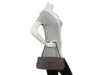 Chanel Gray Lambskin Flap Shoulder Bag