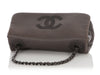 Chanel Gray Lambskin Flap Shoulder Bag
