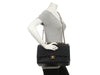 Chanel Maxi Black Quilted Caviar Classic Double Flap