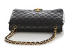 Chanel Maxi Black Quilted Caviar Classic Double Flap