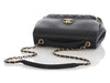 Chanel Large Black Part-Quilted Caviar Business Affinity Flap