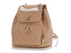 Chanel Beige Caviar Affinity Backpack