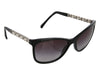 Chanel Sunglasses With White Chain Arms