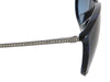 Chanel Blue Marbled Rhinestone Sunglasses