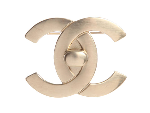 Chanel Medium CC Turnlock Brooch