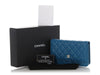 Chanel Blue Quilted Caviar Wallet on Chain WOC