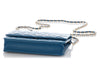 Chanel Blue Quilted Caviar Wallet on Chain WOC
