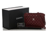Chanel Small Burgundy Quilted Calfskin Camera Bag