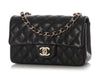 Chanel Mini Black Quilted Caviar Rectangular Classic