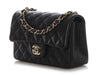 Chanel Mini Black Quilted Caviar Rectangular Classic