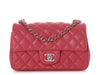Chanel Mini Pink Quilted Lambskin Rectangular Classic