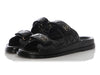 Chanel Black Lambskin Dad Sandals