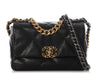 Chanel Small Black Quilted Calfskin 19 Flap
