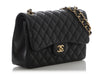 Chanel Jumbo Black Quilted Lambskin Classic Double Flap