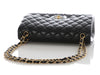 Chanel Jumbo Black Quilted Lambskin Classic Double Flap