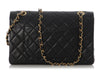 Chanel Vintage Medium Black Quilted Lambskin Classic Double Flap