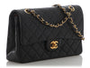 Chanel Vintage Medium Black Quilted Lambskin Classic Double Flap