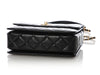 Chanel Small Black Quilted Lambskin Flap Bag with Top Handle