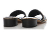Chanel Black Quilted Mules