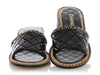 Chanel Black Quilted Mules