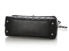 Chanel Small Black Quilted Caviar Coco Handle