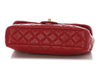 Chanel Medium Red Quilted Lambskin Marine Charm Flap