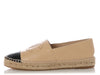 Chanel Black and Beige Espadrilles