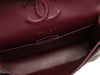 Chanel Medium/Large Burgundy Quilted Caviar Classic Double Flap