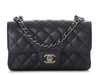 Chanel Mini Black Quilted Calfskin Rectangular Classic