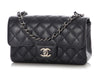 Chanel Mini Black Quilted Calfskin Rectangular Classic